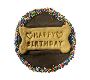 Huds and Toke Happy Birthday Cake Cookie for Dogs - Carob