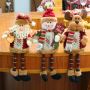 Christmas Doll Santa Claus Snowman Elk Navidad Decorations N