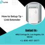 How To Setup Tp Link Extender | +1-800-487-3677