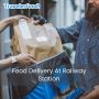 Food Delivery At Railway Station