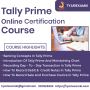 Tally Prime Online Certification Course Tally Prime Online Certification Course