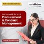 Free Procurement and Contract Management Course - UniAthena