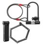 Bike Lock Set Triple Protection for Electric Bike and Scoote