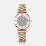 ORSGA GRACIE White Studded Dial Rose Gold Watch