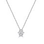 Starlight Elegant Diamond Necklace 18K Brilliant Cut Round