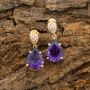 Shop Real amethyst earrings from Chordia Jewels 