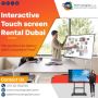 Latest Touch Screen Hire for Exhibition in UAE