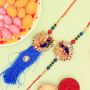 Flavored Almonds Sweetness with Beautiful Rakhis