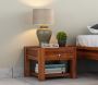 Buy Hout Bedside Table (Honey Finish) at 55% OFF Online