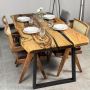 Artisanal Craftsmanship: Live Edge Wood Dining Tables 