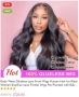 Body Wave Glueless Lace Front Wigs Human Hair