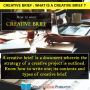 Creative Brief : What is a Creative Brief ? 