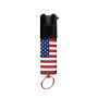 USA Flag Keychain Mini Pepper Spray for Self Defense 