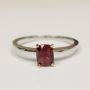 Purchase Rare Untreated Cushion Ruby Solitaire Ring (1.20cts