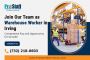 Urgently Hiring Warehouse Worker Jobs in Irving