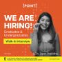 Freshers Wanted! Begin Your Professional Journey with Us