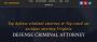 Criminal defense lawyer