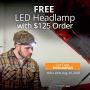 Free LED Head Lamp With MinimumOrder