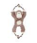 Frisco Monkey Plush With Rope Squeaky Dog Toy: A Fun and Dur