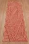 Pink Square Area Rug Hand Braided Jute Rug Bohemian Beige Li