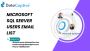 Get Access to the List of Companies Using Microsoft SQL Serv