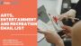 Get Arts & Rec Emails – Verified USA, UK & Canada Contacts
