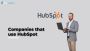 List of Companies That Use HubSpot CRM in USA