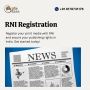 RNI Registration Certificate Online