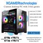 Bespoke XGAMERtechs core i7 Mid Tower desktop PC