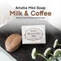 Amoha Mini Soap – Milk & Coffee | Natural, Travel-Friendly &