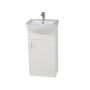 Loval 450mm Freestanding Vanity Unit - Gloss White
