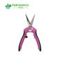Piranha Pruner Trimming Scissors, Pink Handle, Curved Stainl