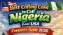 Best Calling Card to Call Nigeria from USA 