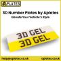 Premium 3D Number Plates by Aplates – Elevate Your Vehicle’s