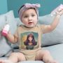 Girl Face Baby Jersey Onesie