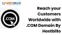 Reach your Customers Worldwide with .COM Domain By Hostbillo