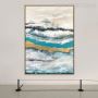 Selling Attractive Ocean Waves Canvas Wall Decor For Office 