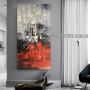 Buy Zigzag Stripes Canvas Painting For Wall Decor By ARTTREE
