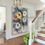 Buy Colorful Flowers Canvas Painting For Wall Decor By ARTTR