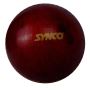 Synco Leather Cricket Ball, (Red)- Set of Two Pcs