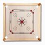 Synco Mango66 carrom board with striker, coins set and powde