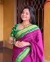 PURE GOLD LACE MYSORE SILK SAREES - ATHARVA