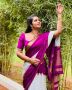 Drape Royalty Pure Gold Lace Mysore Silk Sarees from ATHARVA