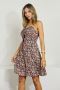 Sleeveless V-Neck Floral Dress | Azoroh Sleeveless V-Neck Floral Dress | Azoroh