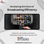 Broadcasting software with built-in advertising tools