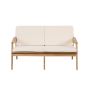 BALI TEAK COLLECTIVE - RIAN 2-SEATER OUTDOOR SOFA
