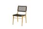 BALI TEAK COLLECTIVE - ZEN DINING CHAIR – BLACK