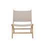 BALI TEAK COLLECTIVE - ZEN LOUNGE CHAIR IN VIRO – GREY BALI TEAK COLLECTIVE - ZEN LOUNGE CHAIR IN VIRO – GREY