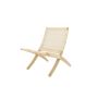 BALI TEAK COLLECTIVE - SANTORINI LOUNGE CHAIR- RATTAN ALAMI