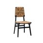 BALI TEAK COLLECTIVE - BANANA AND TEAK WOOD DINING CHAIR